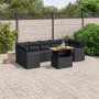 8-piece garden sofa set with black synthetic rattan cushions by , Garden sets - Ref: Foro24-3271223, Price: 565,68 €, Discoun...