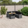 6-piece garden sofa set with black synthetic rattan cushions by , Garden sets - Ref: Foro24-3271307, Price: 418,22 €, Discoun...