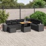 8-piece garden sofa set with black synthetic rattan cushions by , Garden sets - Ref: Foro24-3275960, Price: 630,36 €, Discoun...