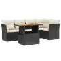 Set de muebles de jardín 5 pzas y cojines ratán sintético negro de , Conjuntos de jardín - Ref: Foro24-3270818, Precio: 435,6...