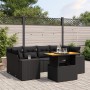 7-piece garden dining set with black synthetic rattan cushions by , Garden sets - Ref: Foro24-3272532, Price: 508,62 €, Disco...