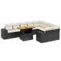 Set Gartensofas 10 Stück Kissen synthetisches Rattan schwarz von , Gartensets - Ref: Foro24-3272792, Preis: 678,28 €, Rabatt: %