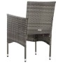 Set de muebles de jardín 4 pzas y cojines ratán sintético gris de vidaXL, Conjuntos de jardín - Ref: Foro24-45890, Precio: 19...