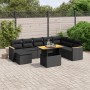 8-piece garden sofa set with black synthetic rattan cushions by , Garden sets - Ref: Foro24-3273211, Price: 567,36 €, Discoun...