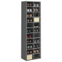 Glossy gray plywood shoe cabinet 54x34x183 cm by vidaXL, Shoe racks and shoe organizers - Ref: Foro24-800377, Price: 183,74 €...