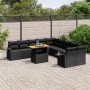 Set mit 11 Stück Gartensofas und Kissen synthetisches Rattan schwarz von , Gartensets - Ref: Foro24-3271944, Preis: 739,82 €,...