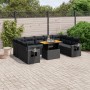 Set de sofás de jardín 10 pzas cojines ratán sintético negro de , Conjuntos de jardín - Ref: Foro24-3271895, Precio: 652,17 €...