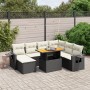 Set aus 8-teiligen Gartensofas und Kissen Kunstrattan schwarz von , Gartensets - Ref: Foro24-3275716, Preis: 555,83 €, Rabatt: %