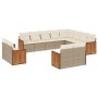 Set mit 12 Gartensofas und Kissen Kunstrattanbraun von , Gartensets - Ref: Foro24-3228193, Preis: 1,00 €, Rabatt: %