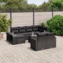 Garden sofa set 11 pieces and black synthetic rattan cushions by , Garden sets - Ref: Foro24-3228905, Price: 615,14 €, Discou...