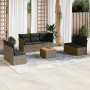 Set mit 8 Gartensofas und Kissen synthetisches Rattangrau von , Gartensets - Ref: Foro24-3255899, Preis: 458,99 €, Rabatt: %