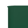 Beach windbreak with 6 panels, green fabric, 800x160 cm. by vidaXL, Umbrellas - Ref: Foro24-47181, Price: 88,94 €, Discount: %