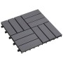 Terrace tiles 10 units acacia wood washed gray 30x30 cm by vidaXL, Floors and carpets - Ref: Foro24-46587, Price: 55,12 €, Di...