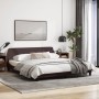 Bed frame with brown fabric headboard 180x200 cm by , Beds and slatted bases - Ref: Foro24-373228, Price: 179,75 €, Discount: %