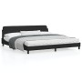 Estructura de cama con cabecero de terciopelo negro 200x200 cm de , Camas y somieres - Ref: Foro24-373254, Precio: 184,45 €, ...