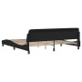 Estructura de cama con cabecero de terciopelo negro 200x200 cm de , Camas y somieres - Ref: Foro24-373254, Precio: 184,45 €, ...