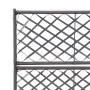 Spalier und Blumenbeet 2 Töpfe schwarzes synthetisches Rattan 58x30x107 cm von vidaXL, Töpfe und Pflanzgefäße - Ref: Foro24-4...