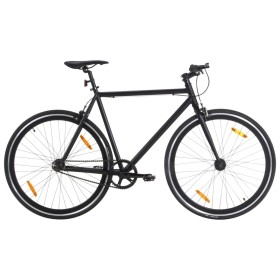 Black fixed gear bicycle 700c 55 cm by , bikes - Ref: Foro24-92250, Price: 282,99 €, Discount: %