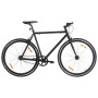 Bicicleta de piñón fijo negro 700c 55 cm de , Bicicletas - Ref: Foro24-92250, Precio: 303,36 €, Descuento: %