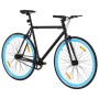 Black and blue fixed gear bicycle 700c 55 cm by , bikes - Ref: Foro24-92259, Price: 254,28 €, Discount: %