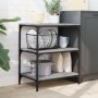 Engineered wood kitchen cart in Sonoma gray, 60x41x76 cm by , Kitchen and dining carts - Ref: Foro24-842304, Price: 57,12 €, ...