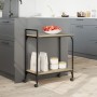 Kitchen cart made of Sonoma oak wood, 60.5x31x72.5cm by , Kitchen and dining carts - Ref: Foro24-842367, Price: 45,51 €, Disc...