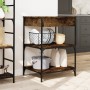 Smoked oak wood kitchen trolley 60x48x89.5 cm by , Kitchen and dining carts - Ref: Foro24-842373, Price: 78,77 €, Discount: %