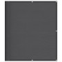 Balcony screen 100% anthracite polyester Oxford 120x1000 cm by , Umbrellas - Ref: Foro24-4000062, Price: 62,07 €, Discount: %