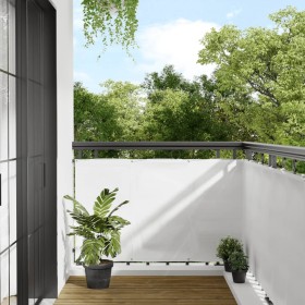 Balcony screen 100% white polyester Oxford 90x1000 cm by , Umbrellas - Ref: Foro24-4000097, Price: 43,99 €, Discount: %