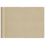 Pantalla de balcón 100% poliéster Oxford beige 75x800 cm de , Sombrillas - Ref: Foro24-4000173, Precio: 31,74 €, Descuento: %