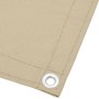 Pantalla de balcón 100% poliéster Oxford beige 75x800 cm de , Sombrillas - Ref: Foro24-4000173, Precio: 31,74 €, Descuento: %