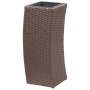 3-Piece Brown Synthetic Rattan Flowerbed Set by vidaXL, Pots and planters - Ref: Foro24-46941, Price: 123,57 €, Discount: %