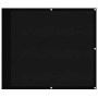 Pantalla de balcón 100% poliéster Oxford negro 90x1000 cm de , Sombrillas - Ref: Foro24-4000370, Precio: 40,54 €, Descuento: %