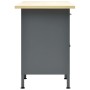 Banco de trabajo de acero negro 160x60x85 cm de vidaXL, Mesas de trabajo - Ref: Foro24-145347, Precio: 495,72 €, Descuento: %