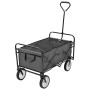 Carrito de mano plegable de acero gris de vidaXL, Carretillas de carga - Ref: Foro24-145511, Precio: 114,12 €, Descuento: %