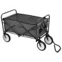 Carrito de mano plegable de acero gris de vidaXL, Carretillas de carga - Ref: Foro24-145511, Precio: 114,12 €, Descuento: %