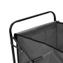 Carrito de mano plegable de acero gris de vidaXL, Carretillas de carga - Ref: Foro24-145511, Precio: 114,12 €, Descuento: %