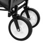 Carrito de mano plegable de acero gris de vidaXL, Carretillas de carga - Ref: Foro24-145511, Precio: 114,12 €, Descuento: %