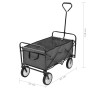 Carrito de mano plegable de acero gris de vidaXL, Carretillas de carga - Ref: Foro24-145511, Precio: 114,12 €, Descuento: %