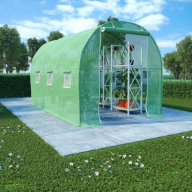 Greenhouse 6.86 m² 3.43x2x2 m by vidaXL, Greenhouses - Ref: Foro24-48164, Price: 111,67 €, Discount: %