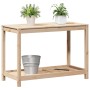 Mesa de plantación con estante madera maciza pino 108x50x75 cm de , Soportes para macetas - Ref: Foro24-832402, Precio: 84,36...