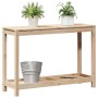 Planting table with solid pine wood shelf 108x35x75 cm by , Pot stands - Ref: Foro24-832392, Price: 73,62 €, Discount: %