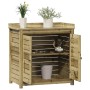 Plantagentisch mit Regalen aus imprägniertem Holz 82,5x50x86,5 cm von , Topfständer - Ref: Foro24-832421, Preis: 202,99 €, Ra...