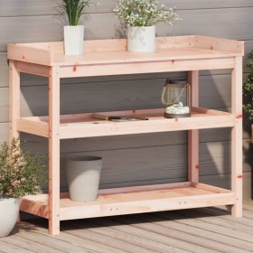 Planting table with Douglas wood shelves 108x45x86.5 cm by , Pot stands - Ref: Foro24-832440, Price: 121,12 €, Discount: %