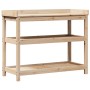 Mesa de plantación con estantes madera pino 108x45x86,5 cm de , Soportes para macetas - Ref: Foro24-832437, Precio: 121,82 €,...