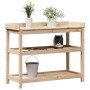 Planting table with pine wood shelves 108x45x86.5 cm by , Pot stands - Ref: Foro24-832437, Price: 121,82 €, Discount: %