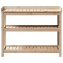 Mesa de plantación con estantes madera pino 108x45x86,5 cm de , Soportes para macetas - Ref: Foro24-832437, Precio: 121,82 €,...