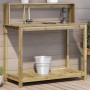 Plantation table with impregnated wood shelves 108x50x109.5 cm by , Pot stands - Ref: Foro24-832416, Price: 78,58 €, Discount: %