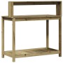 Plantation table with impregnated wood shelves 108x50x109.5 cm by , Pot stands - Ref: Foro24-832416, Price: 78,58 €, Discount: %