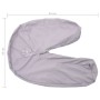 Funda de almohada de embarazo con forma de J 54x43 cm de vidaXL, Fundas de almohada y de cojines - Ref: Foro24-180085, Precio...